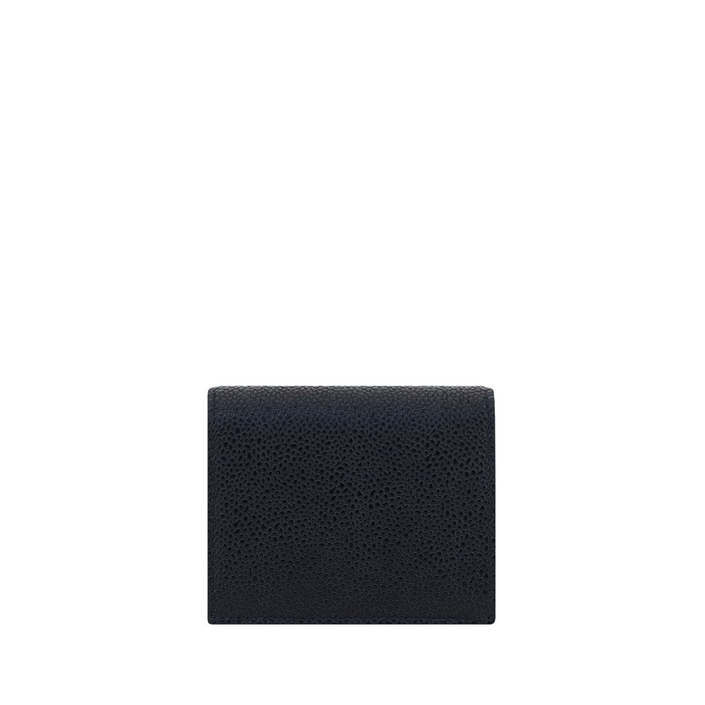 Thom Browne Black Calf Leather Bos Taurus Wallet